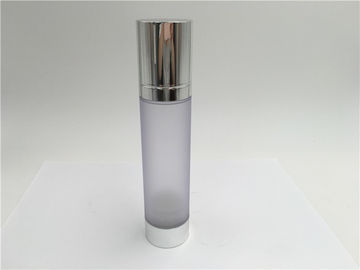 Round Shape Airless Empty Lotion Bottles With Pump 100ml Cosmetic Packing