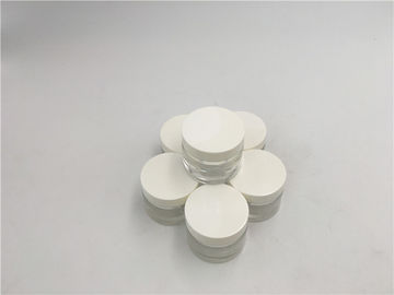 20ml Small Empty Glass Cosmetic Jars With plastic Lid Eco Friendly