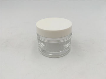 20ml Small Empty Glass Cosmetic Jars With plastic Lid Eco Friendly