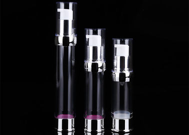 High Transparency Cosmetic Pump Bottle For Lipstick / Eye Cream Packing