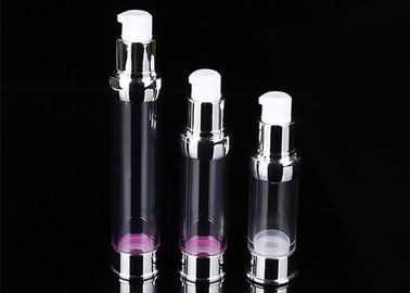 High Transparency Cosmetic Pump Bottle For Lipstick / Eye Cream Packing