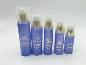 สีที่กำหนดเอง PP ปั๊มสุญญากาศขวดเครื่องสำอางบรรจุความจุหลายมิตรกับสิ่งแวดล้อม
