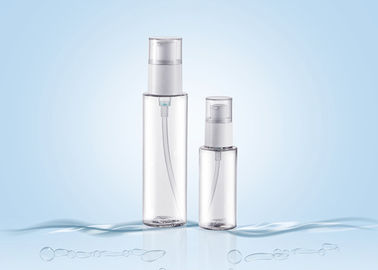 50ml 130ml ขวดปั๊มโลชั่นกลม, รั่วหลักฐาน petg ขวดเครื่องสำอางที่ว่างเปล่าของ